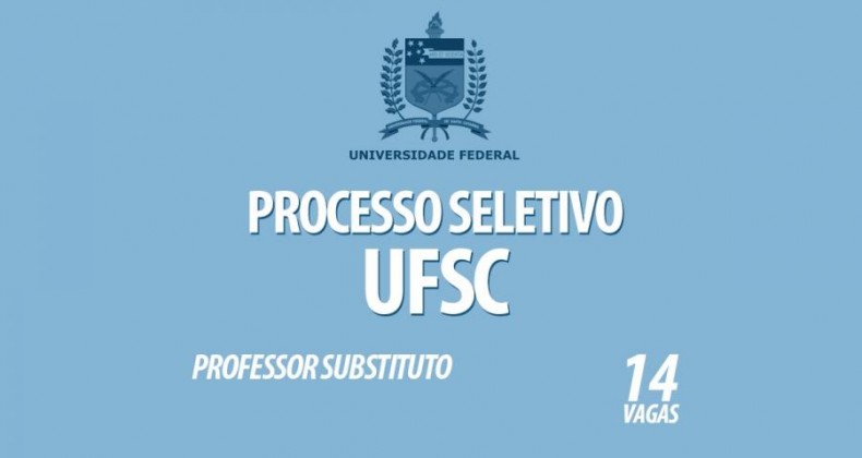 Processo Seletivo da UFSC | Edital 041/2020 – Professores Substitutos